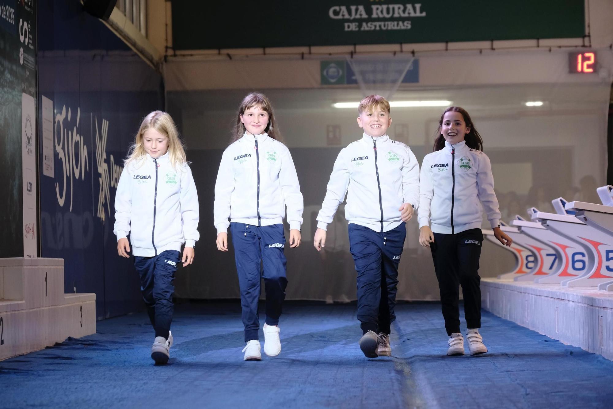 La presentación de la sección de natación del Santa Olaya, en imágenes