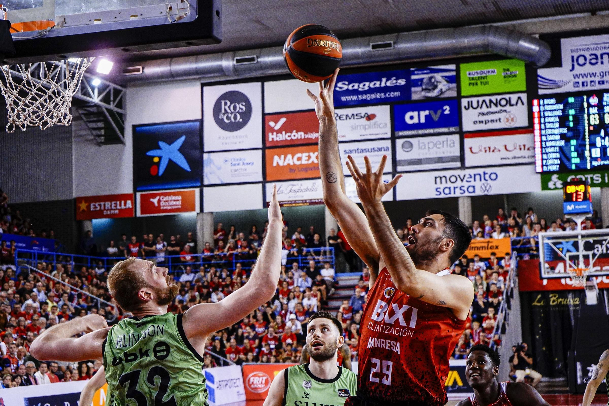 MANRESA . BASQUET ACB . LLIGA ENDESA . BAXI MANRESA VS BILBAO BASKET . PAVELLÓ EL NOU CONGOST