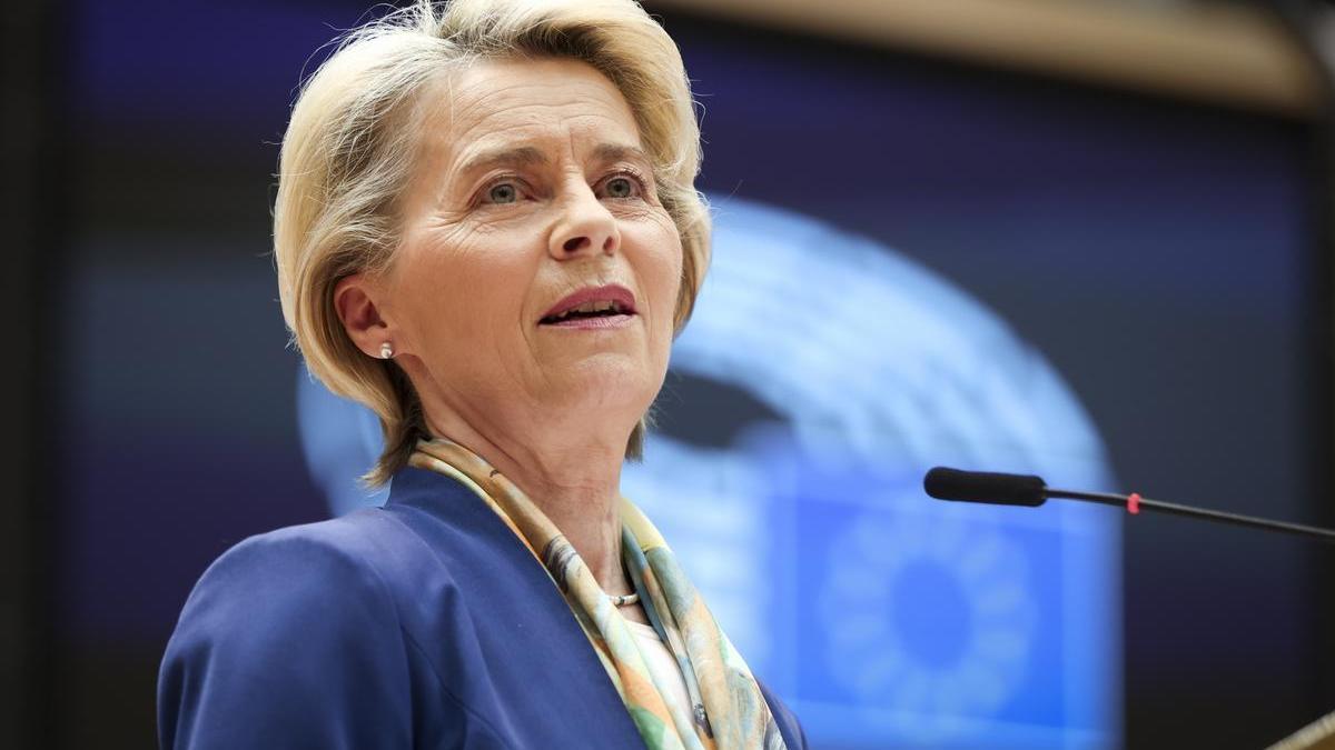 La presidenta de la Comisión Europea, Ursula von der Leyen.