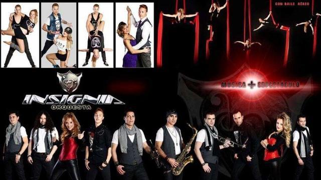 Integrantes de la orquesta Insignia, que tocará en Samir el martes 29 de agosto. | Cedida