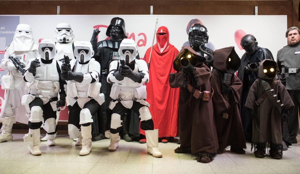 Los personajes de Star Wars visitan La Candelaria