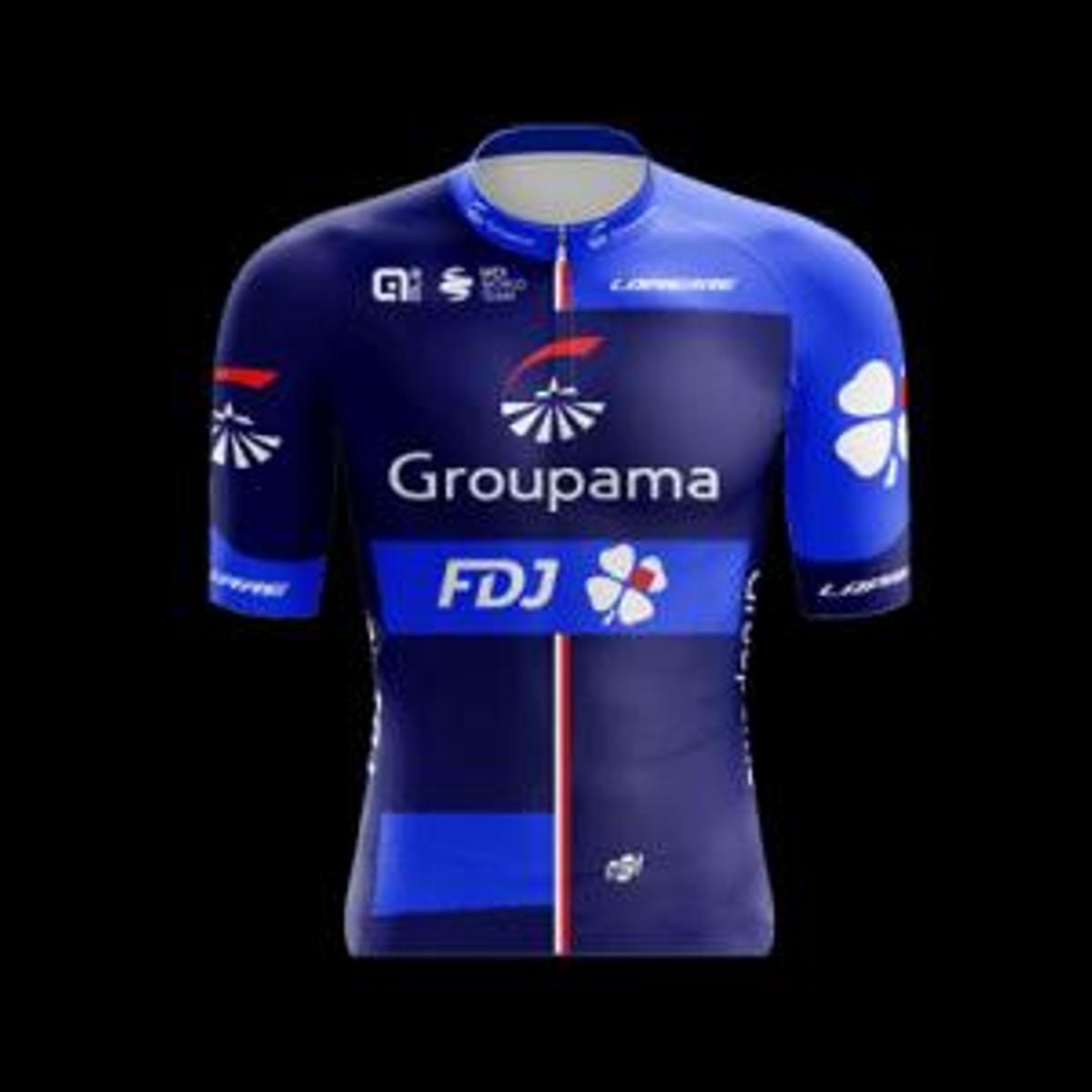 Maillot del Groupama.