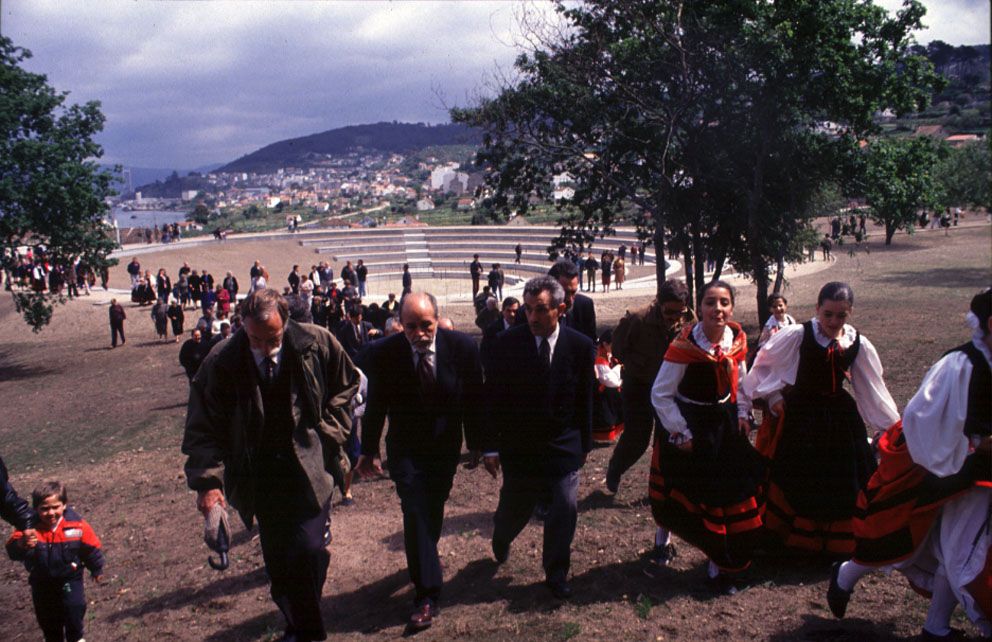 El parque de A Riouxa, en imágenes tomadas en distintos momentos