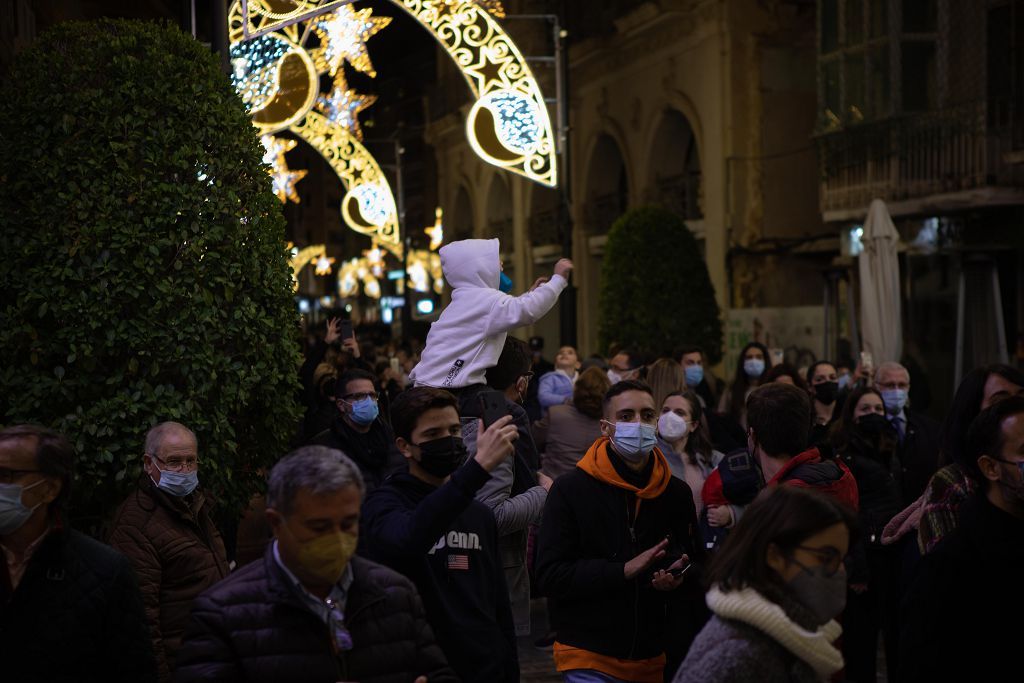 Encendido navideño de luces en Cartagena