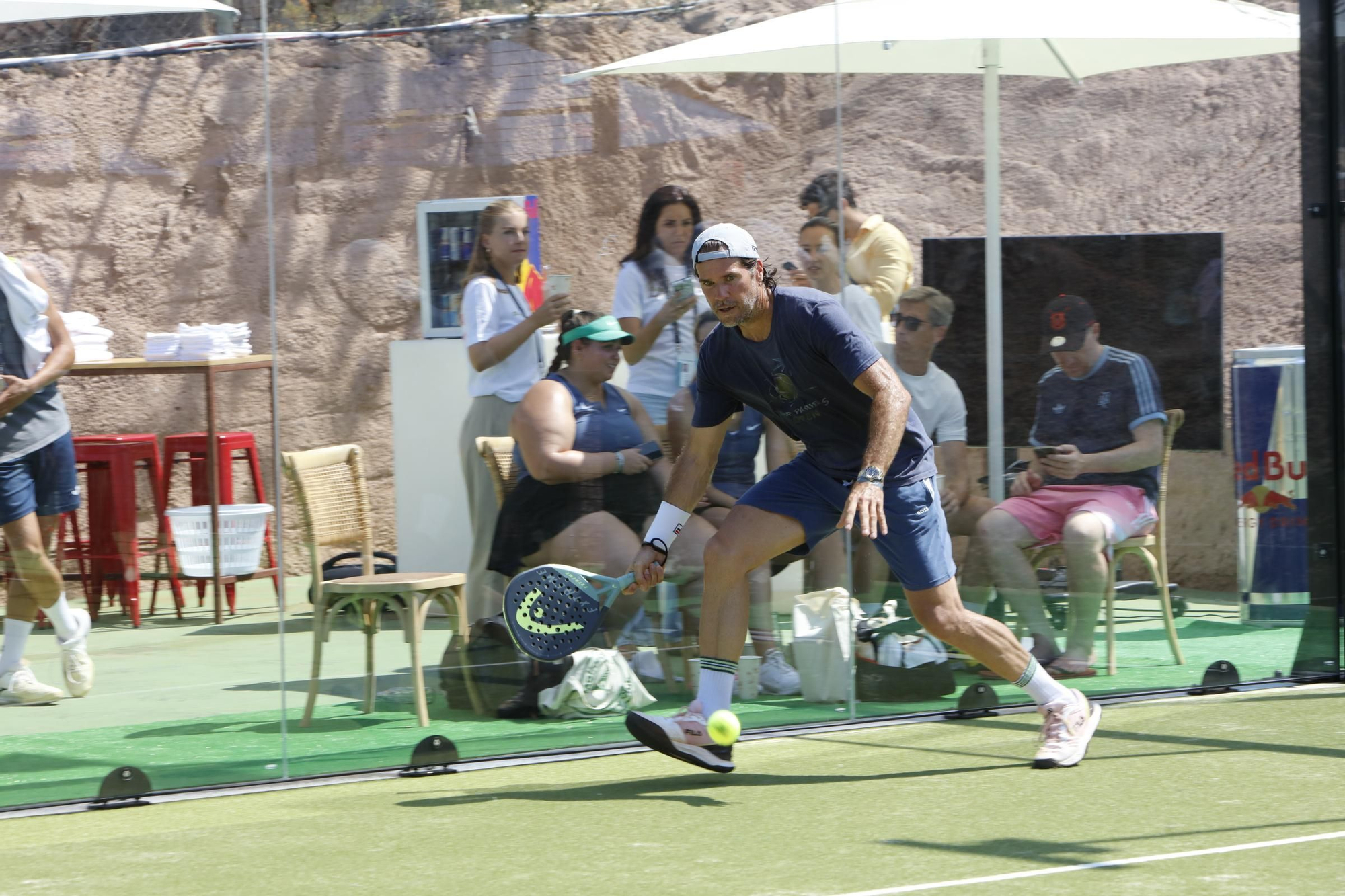 Johannes B. Kerner, Jürgen Klopp und Jens Lehmann duellieren sich auf dem Padel-Platz in Santa Ponça