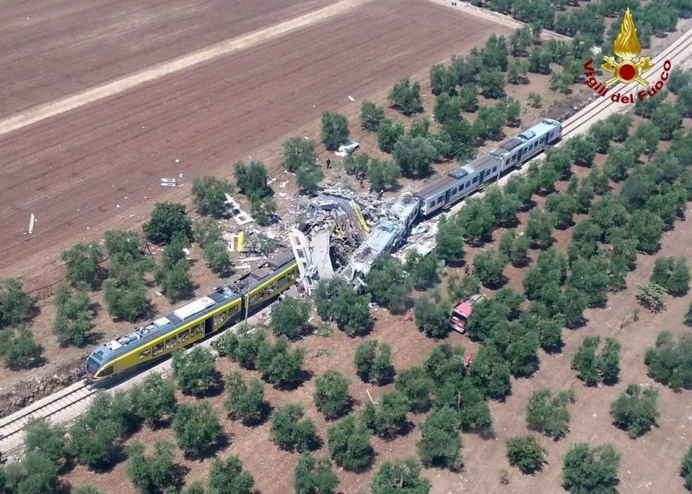 Accident de tren a Itàlia