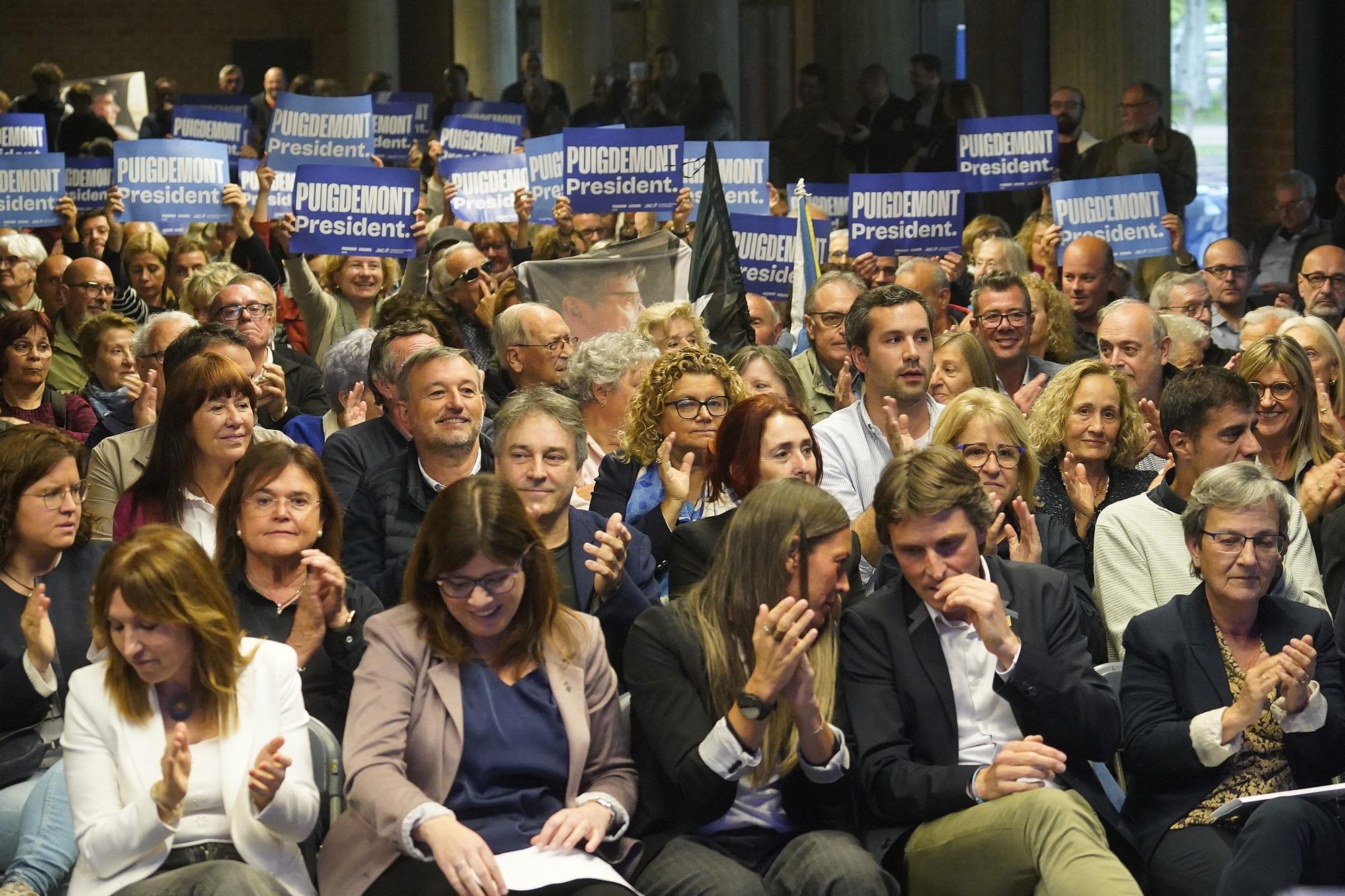 El míting de Junts a Girona en imatges