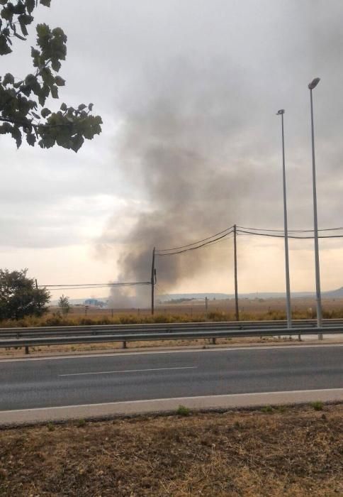 Un F18 se estrella en Torrejón de Ardoz