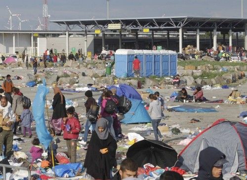 Alemania y Austria reciben a los refugiados