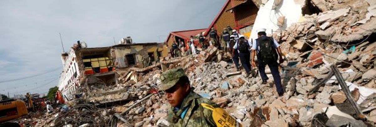 Aumentan a 90 los fallecidos por el terremoto de México