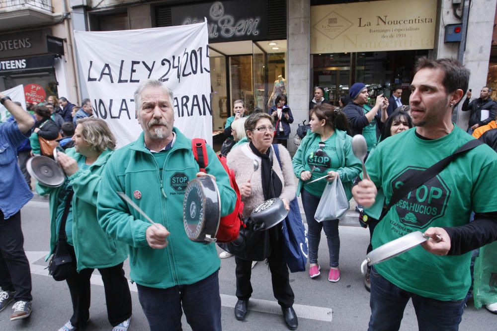 Nova protesta de la PAH a la seu del PP