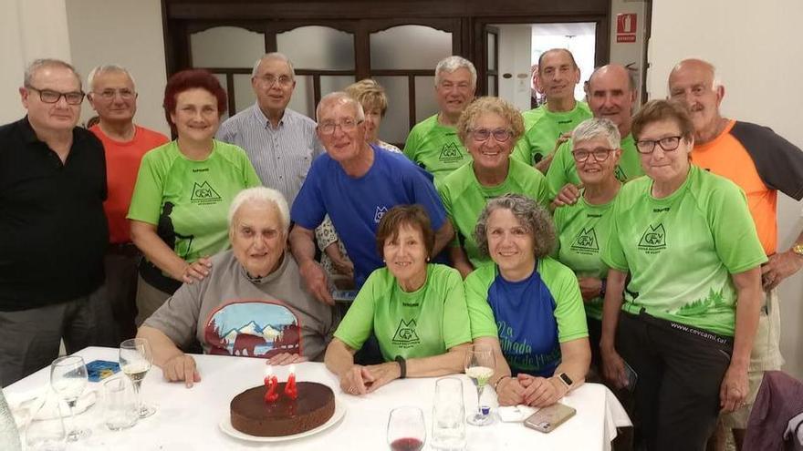 Celebració de la Colla Excursionista de Vilanova del Camí pel 24è aniversari