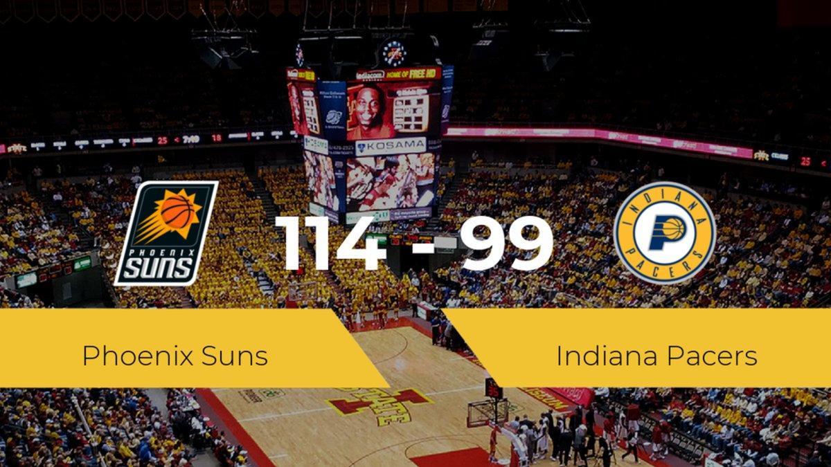 Phoenix Suns se lleva la victoria frente a Indiana Pacers por 114-99