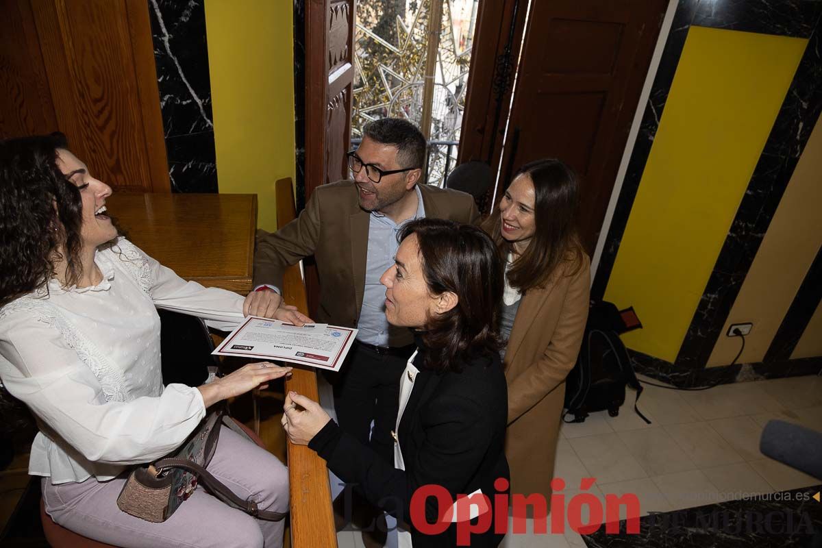 Entrega de los premios Robles Chillida en Caravaca