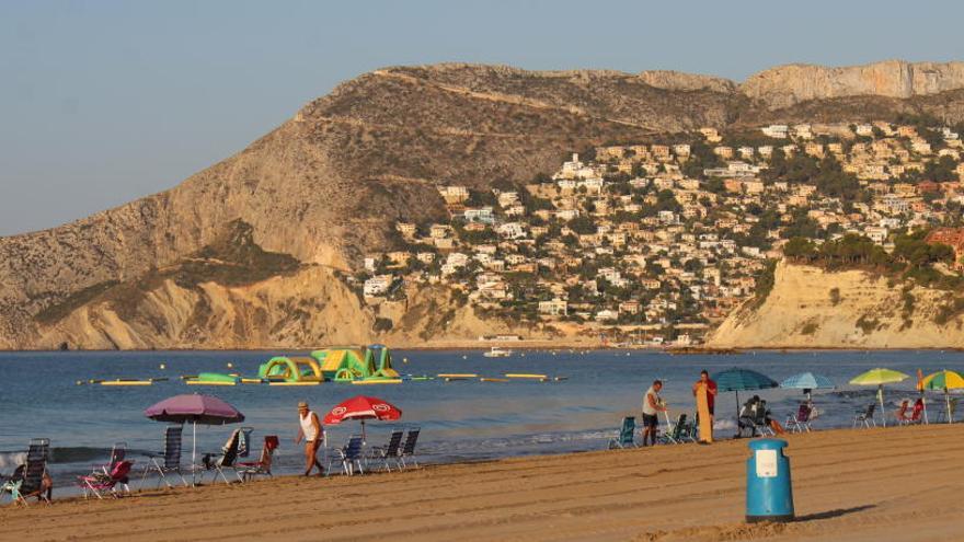 Imagen de archivo de la Playa de la Fossa de Calp.