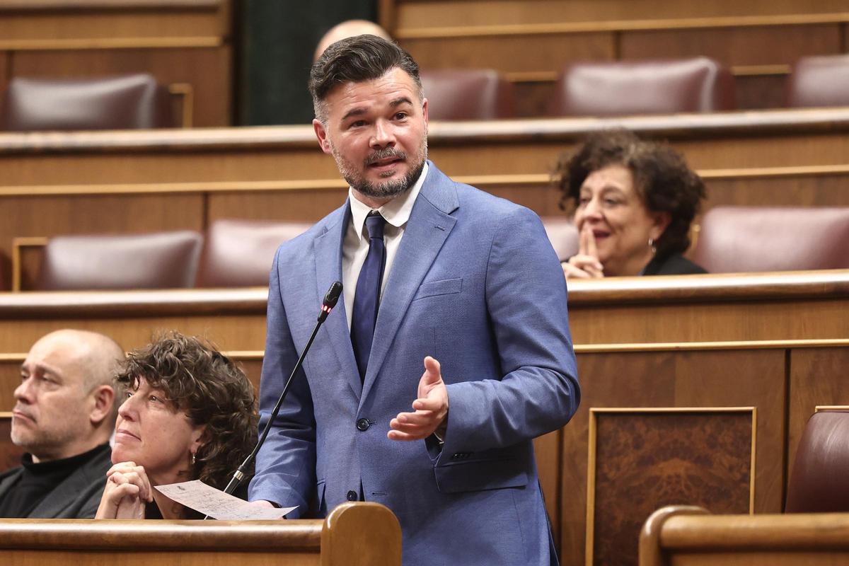 El diputado de ERC, Gabriel Rufián