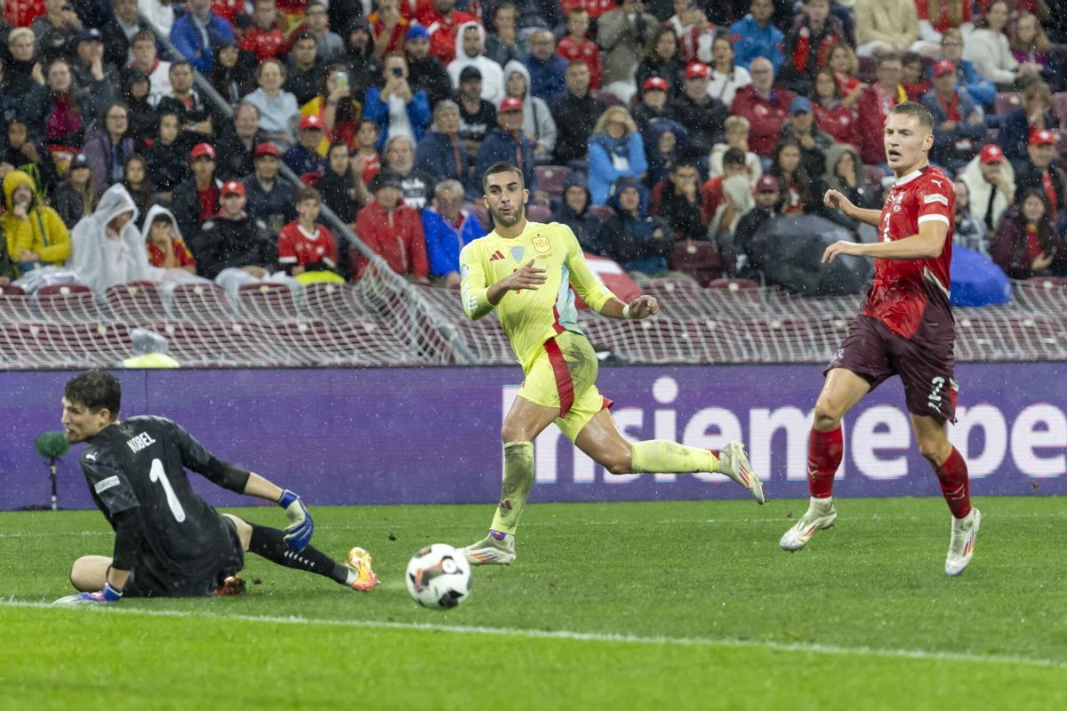 Ferran Torres tiene un gran olfato goleador cuando juega con la selección española