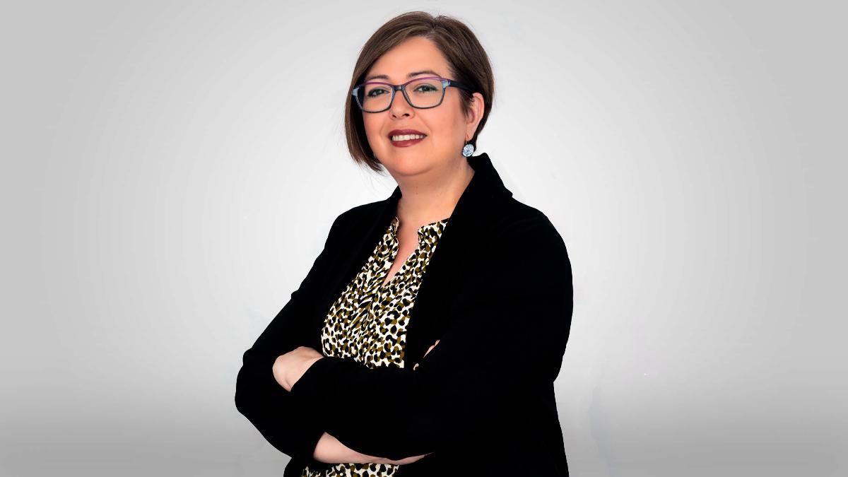 Mari Carmen Galán, portavoz del grupo municipal de Vox en el Ayuntamiento de Fraga