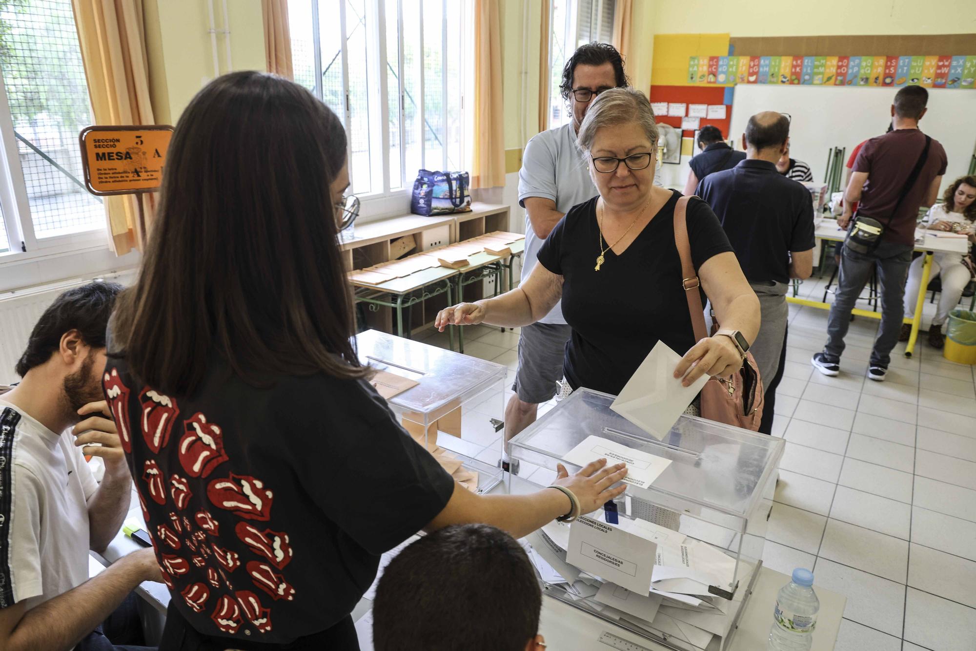 La jornada electoral del 28M en Alicante
