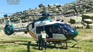 Así ha sido el impresionante rescate de un senderista de 67 años en Cáceres