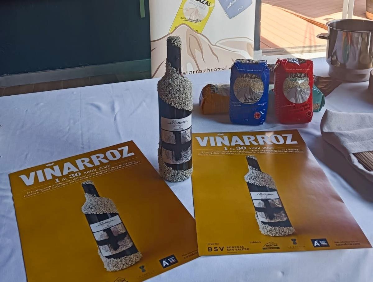 Los vinos de las Bodegas San Valero son perfectos para maridar con arroces.
