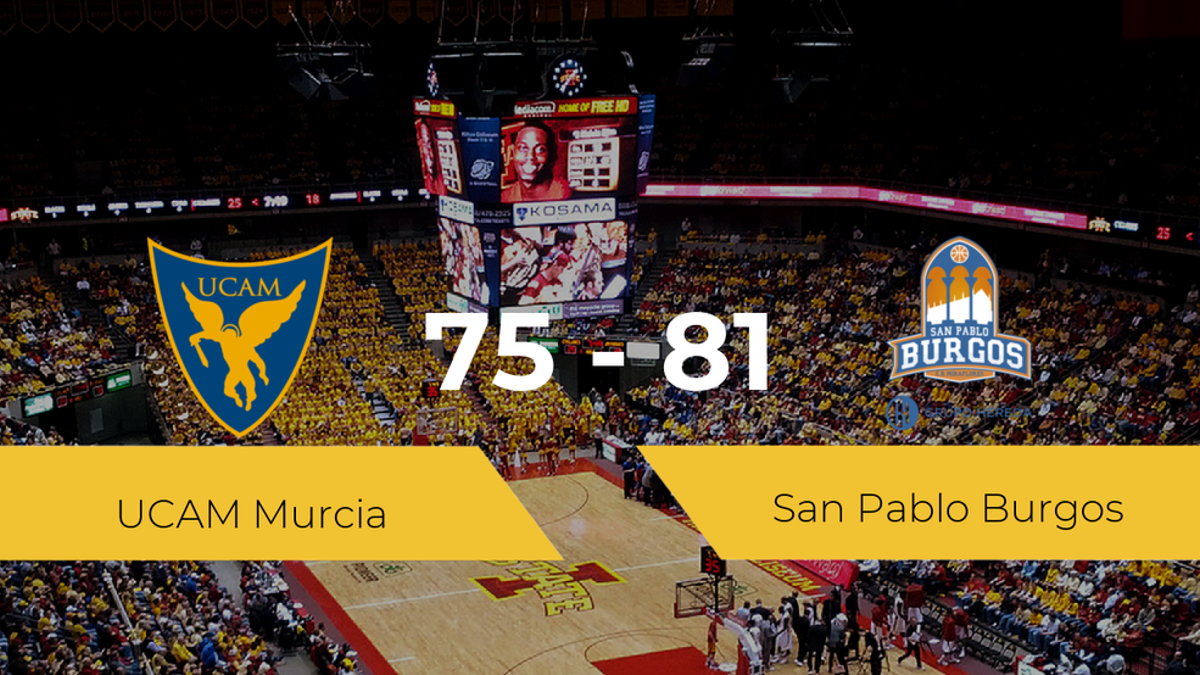 Triunfo del San Pablo Burgos ante el UCAM Murcia por 75-81