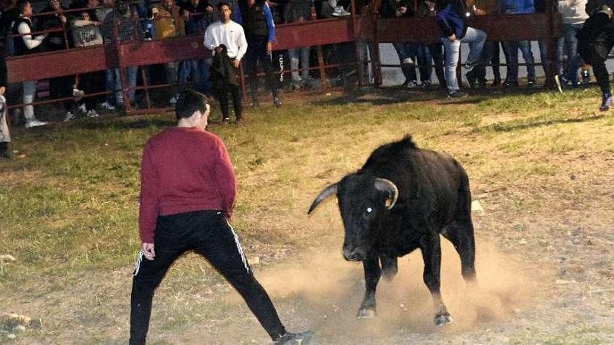 Un momento del festejo taurino.