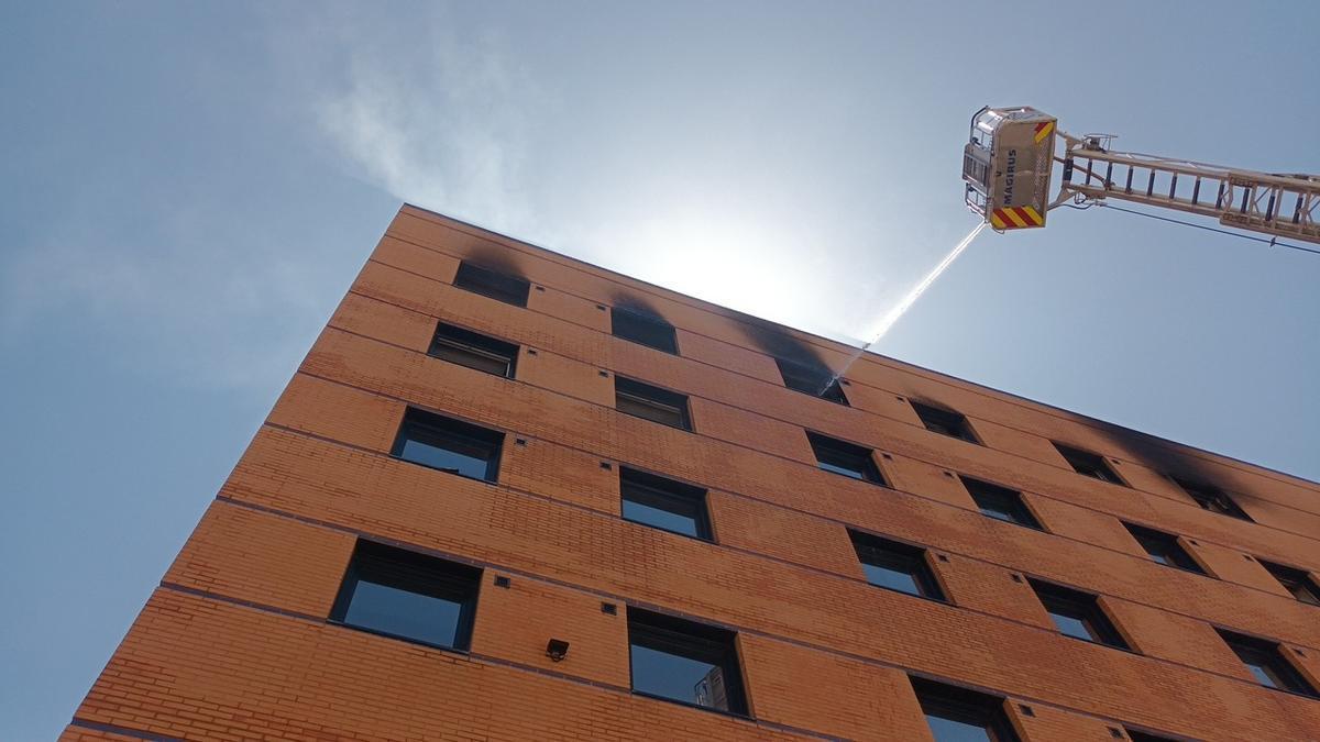Un mes ha pasado desde el incendio del hotel Ibis.