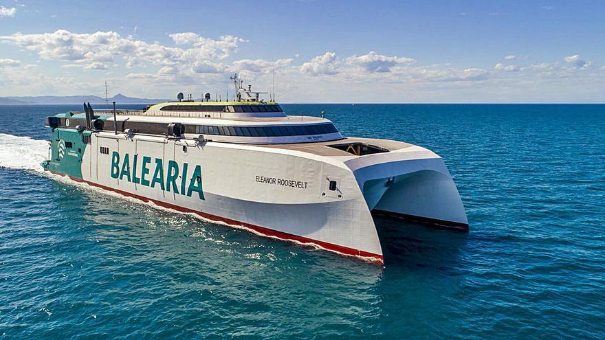 El nuevo «fast ferry» de Baleària: el «Eleanor Roosevelt». | LEVANTE-EMV