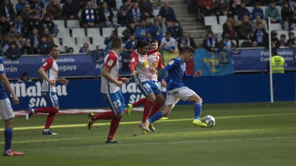 El derbi entre Oviedo y Sporting en imágenes