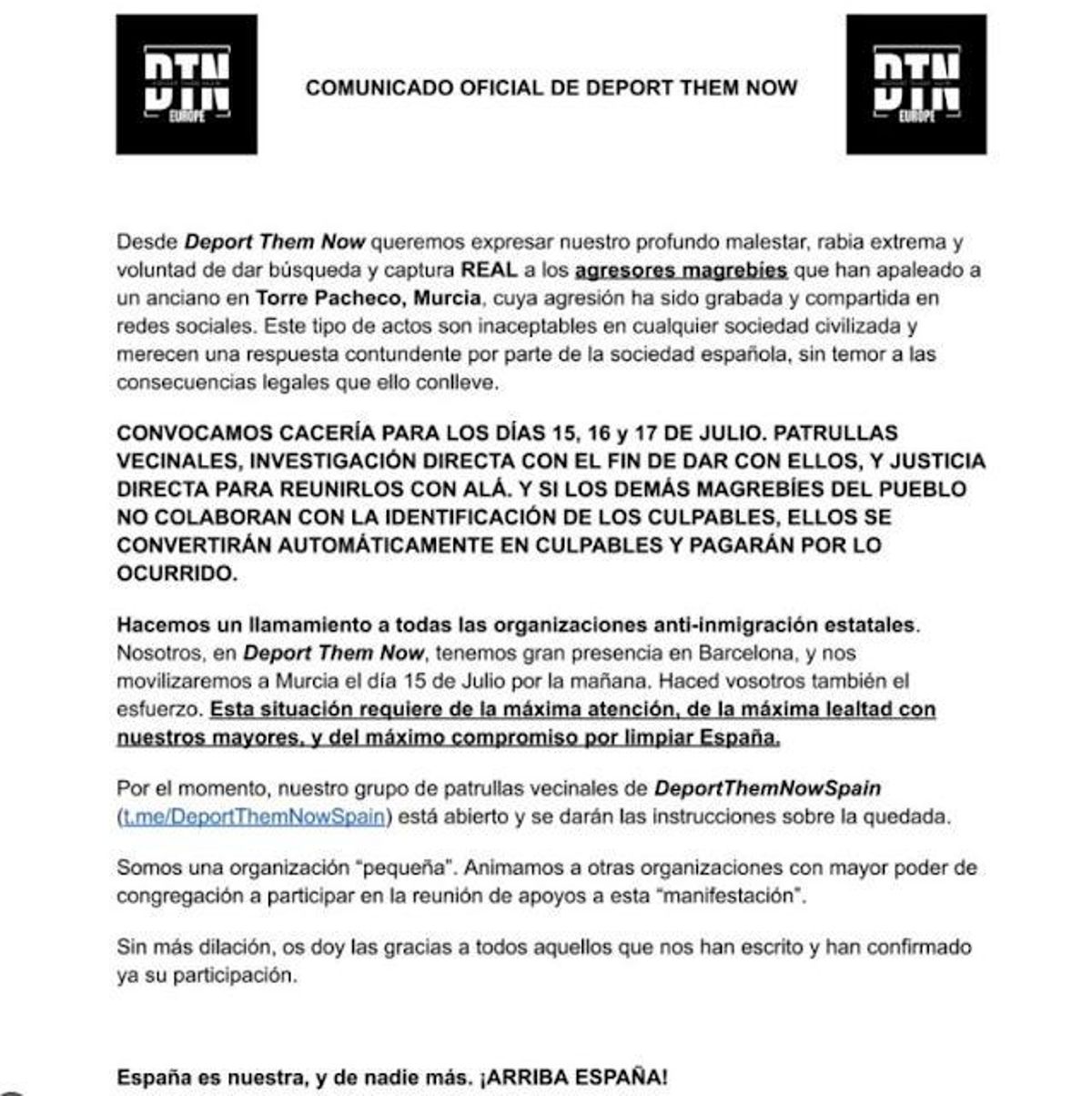 Convocatoria de Deport The Now