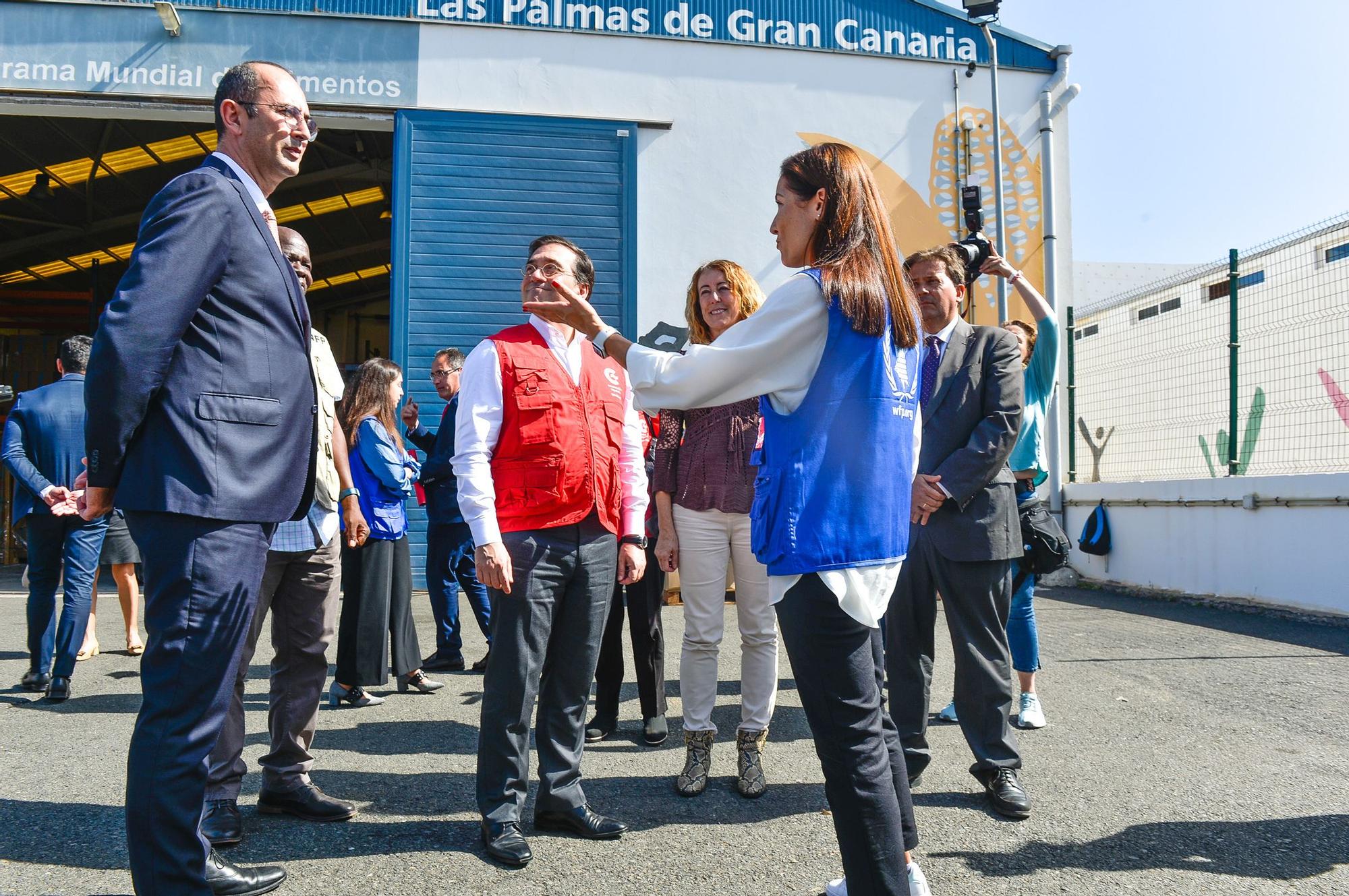 Visita de José Manuel Albares a la sede del Programa Mundial de Alimentos