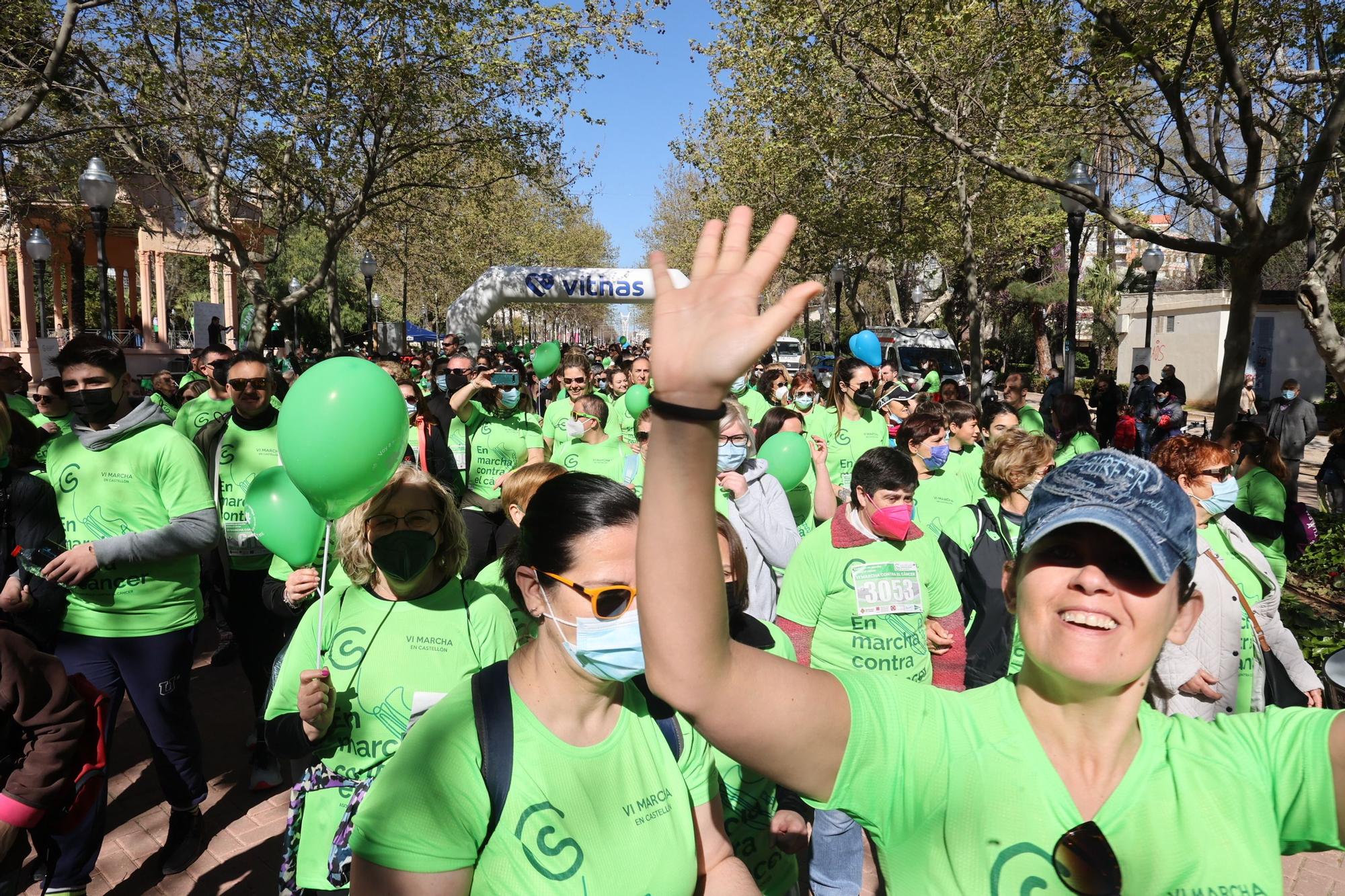 Búscate en la marcha verde contra el cáncer de Castellón