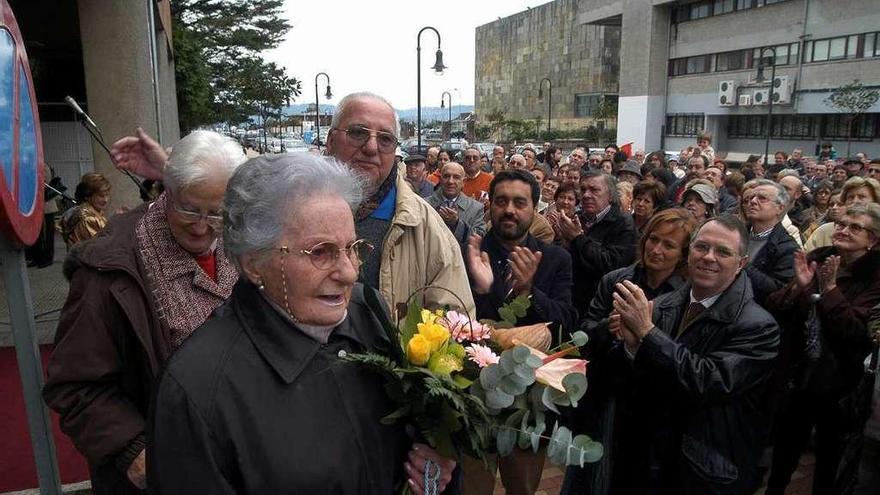 Homenaje al que fuera alcalde de Vilagarcía, Elpidio Villaverde. Foto del año 2013. // Iñaki Abella