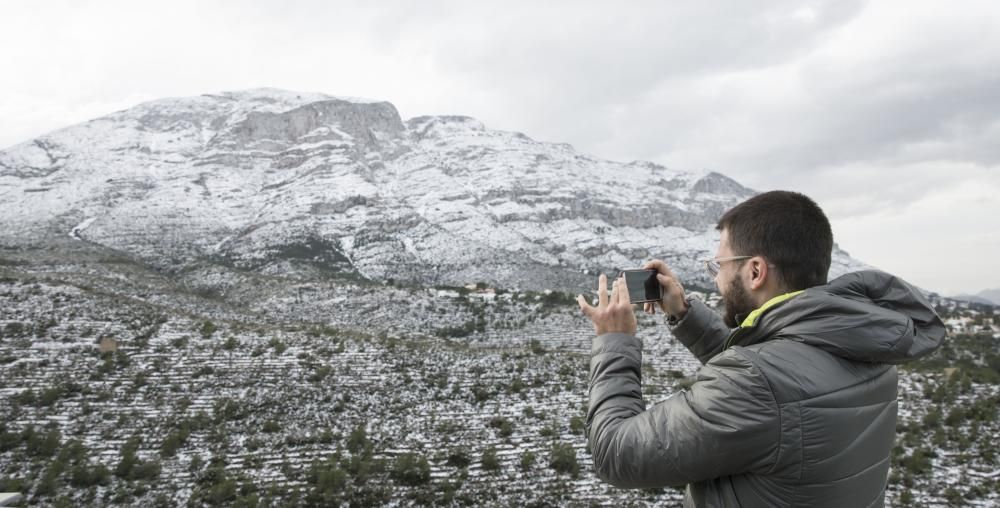 Nieva en Dénia