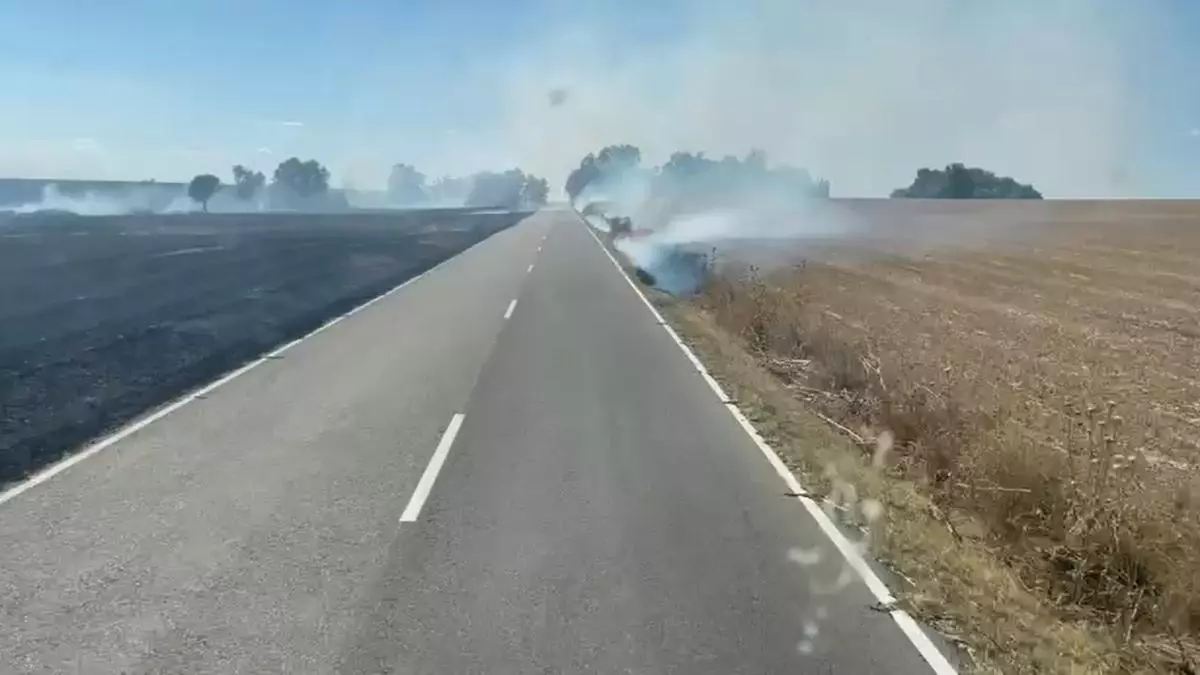 Sofocado un incendio en Villarrín de Campos
