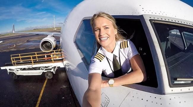 Maria Fageström, la piloto ''canaria'' que triunfa en Instagram
