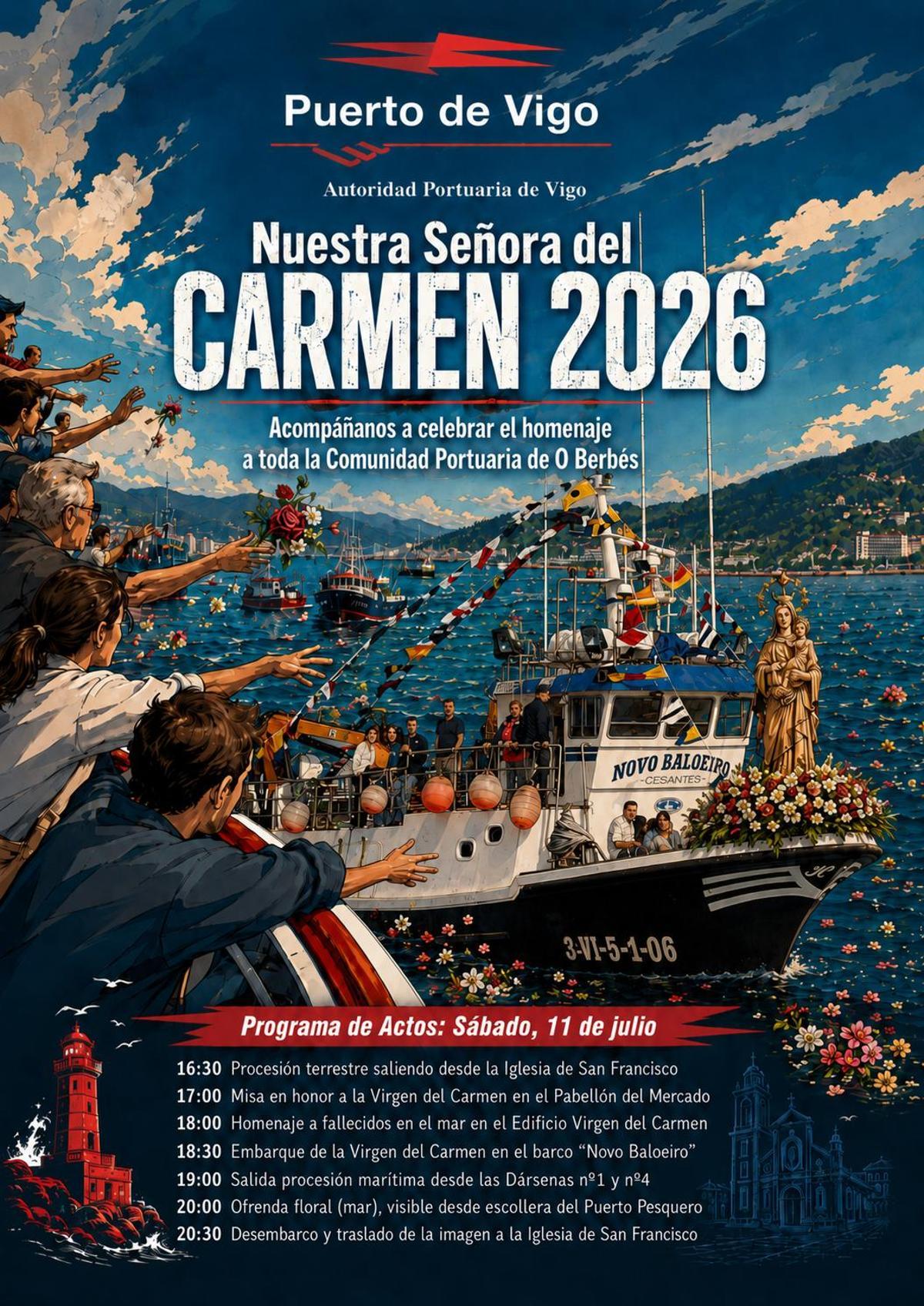 Cartel del Día del Carmen