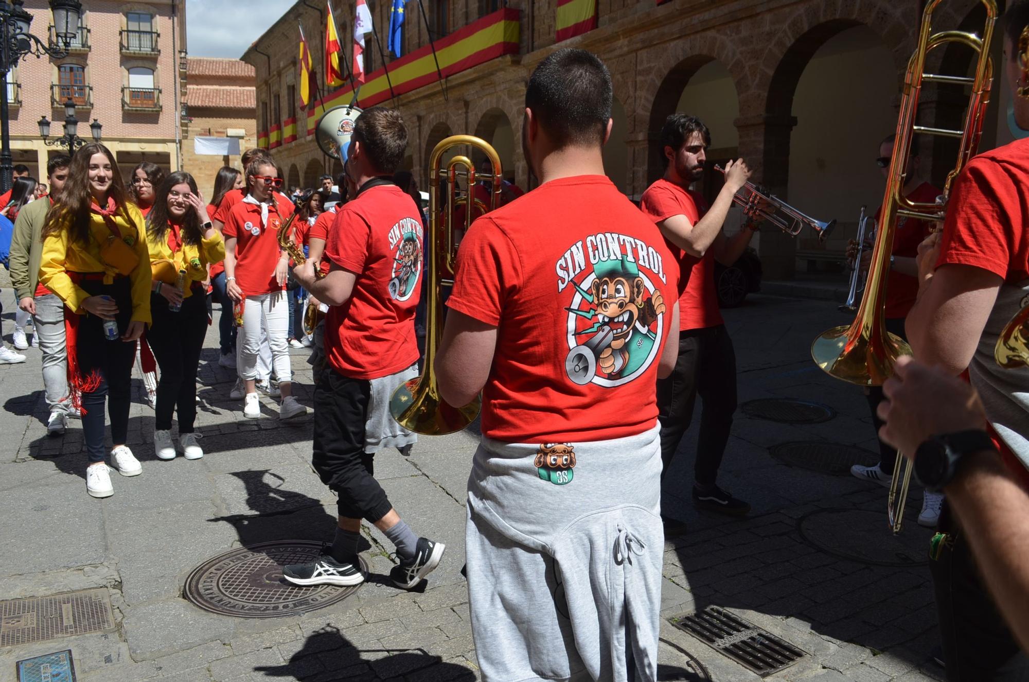 Fiestas de la Veguilla de Benavente: Gran animación en la Concentración de Charangas