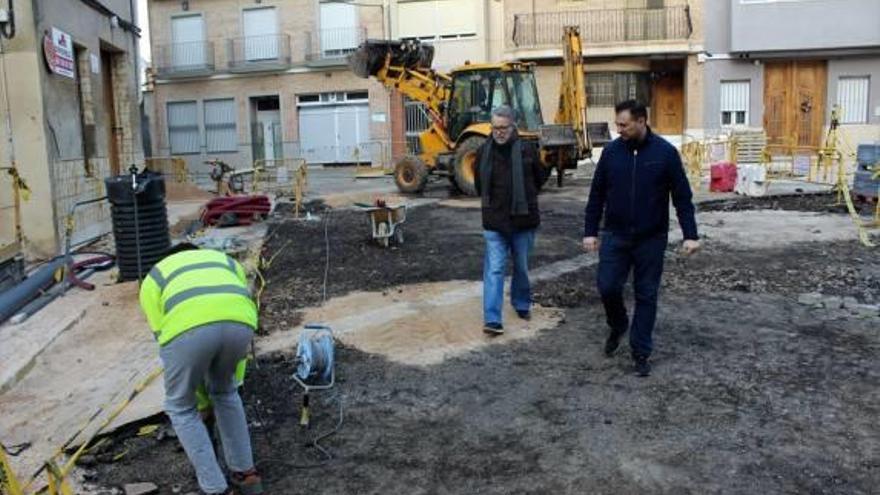 Visita de obras del alcalde.