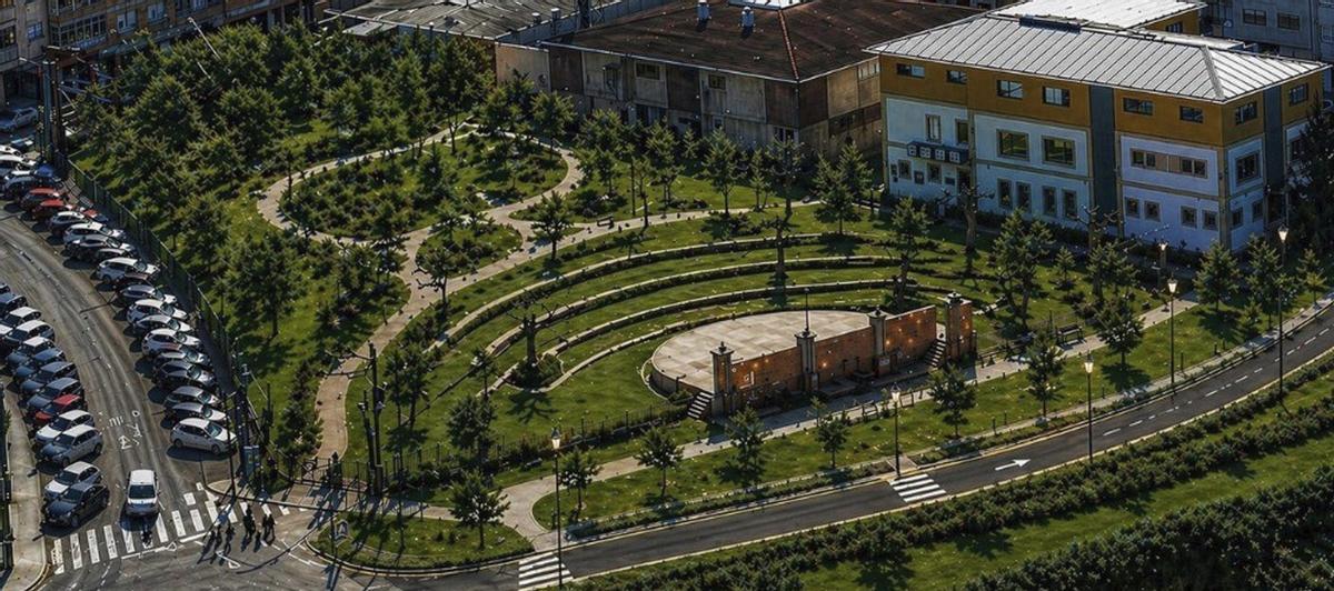 Recreación previa al proyecto de la ampliación del Parque de Feira Vella | D.P.