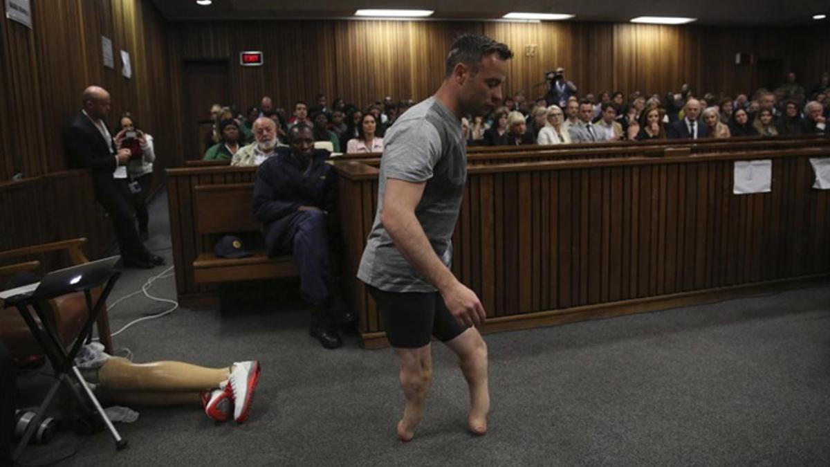 Pistorius, en el juicio en Pretoria