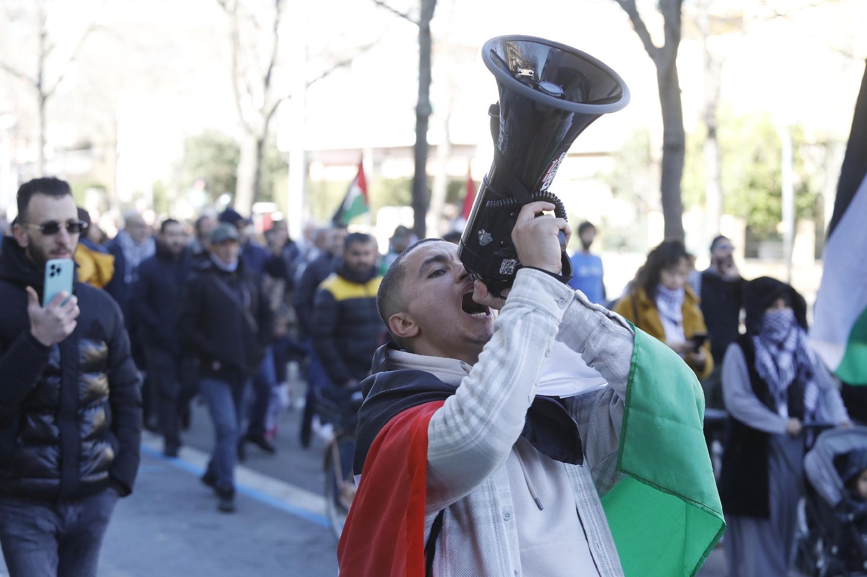 Salt i Girona se sumen a les manifestacions per Palestina
