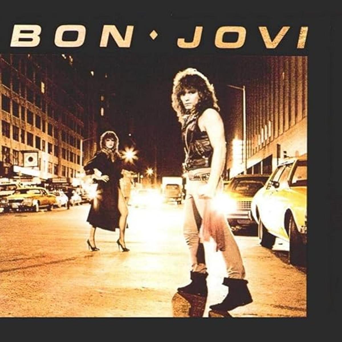 Portada del primer álbum de la banda, 'Bon Jovi' (1984).