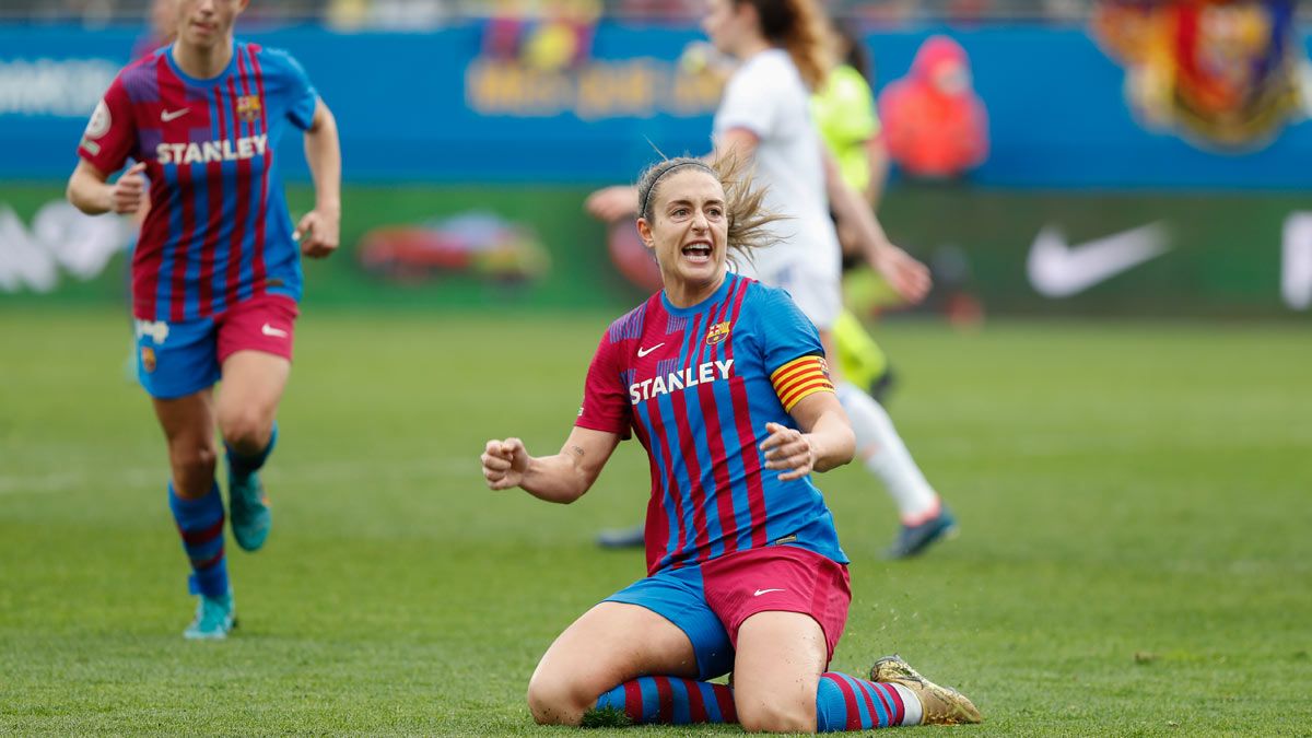 Alexia Putellas, durante un partido