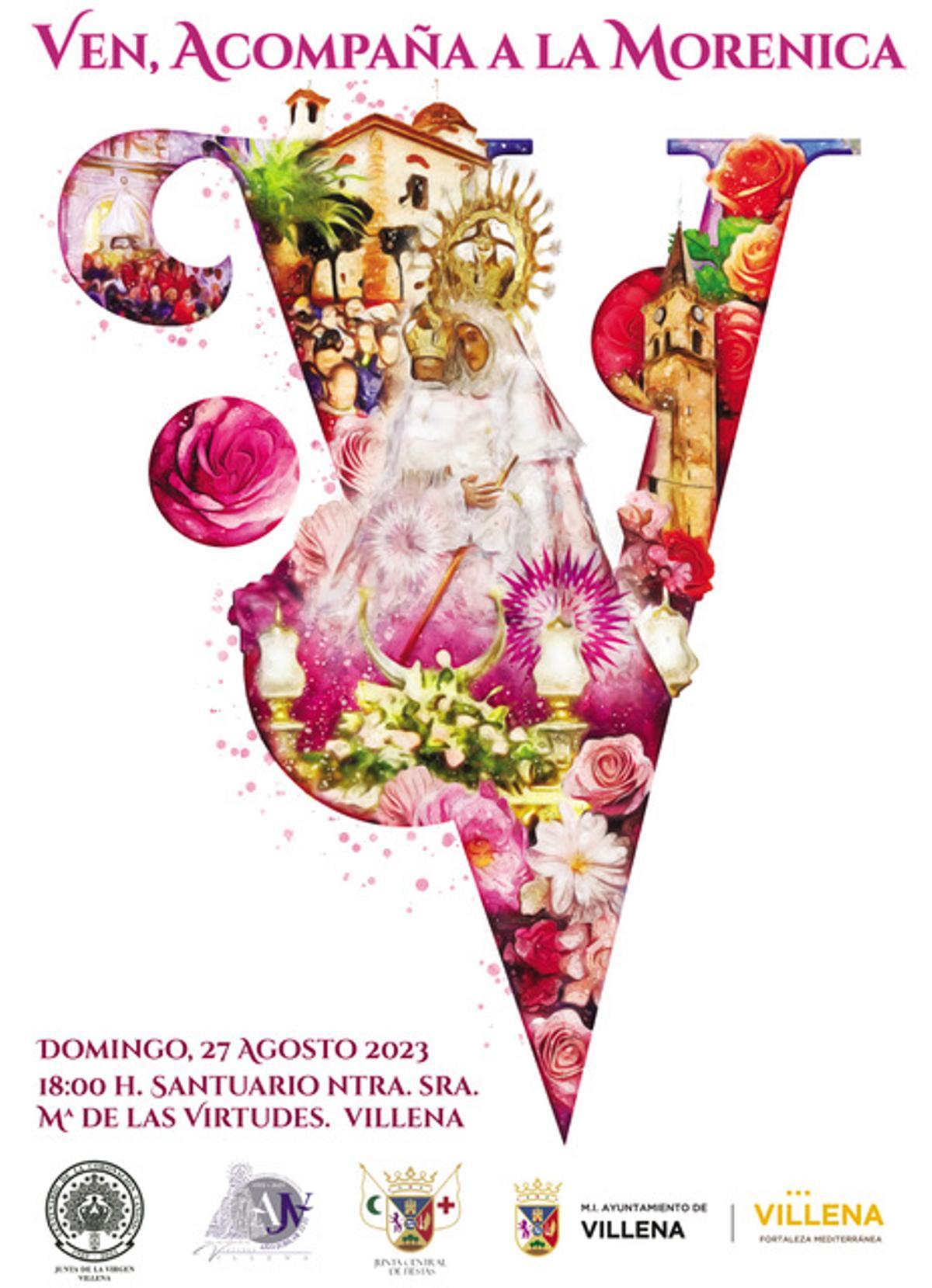 El cartel de la romería de La Morenica de 2023.