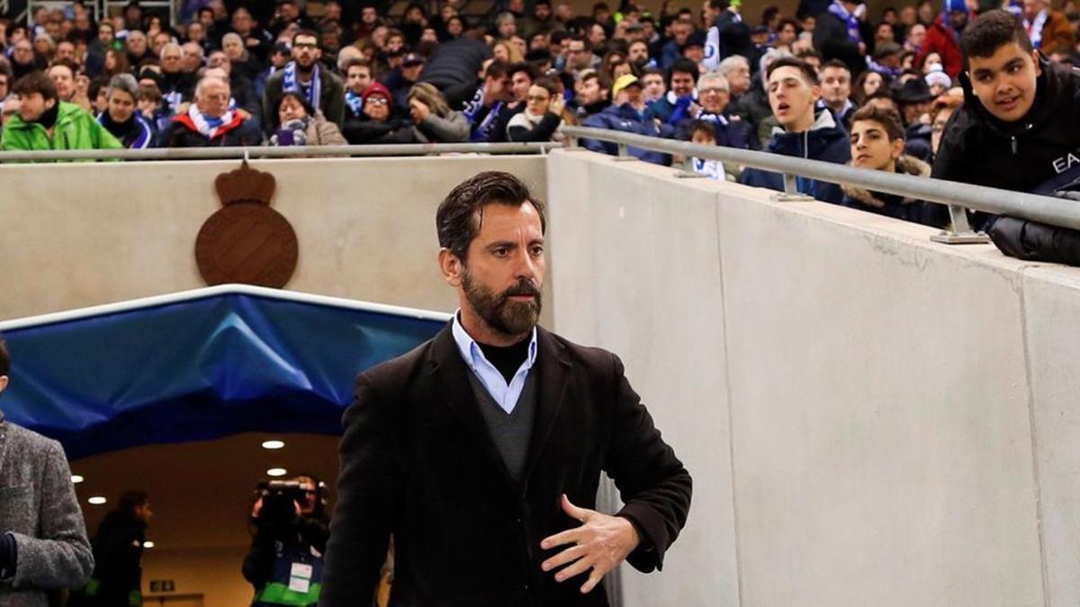 Quique quiere aprovechar la dinámica positiva que ha creado la victoria en el derbi