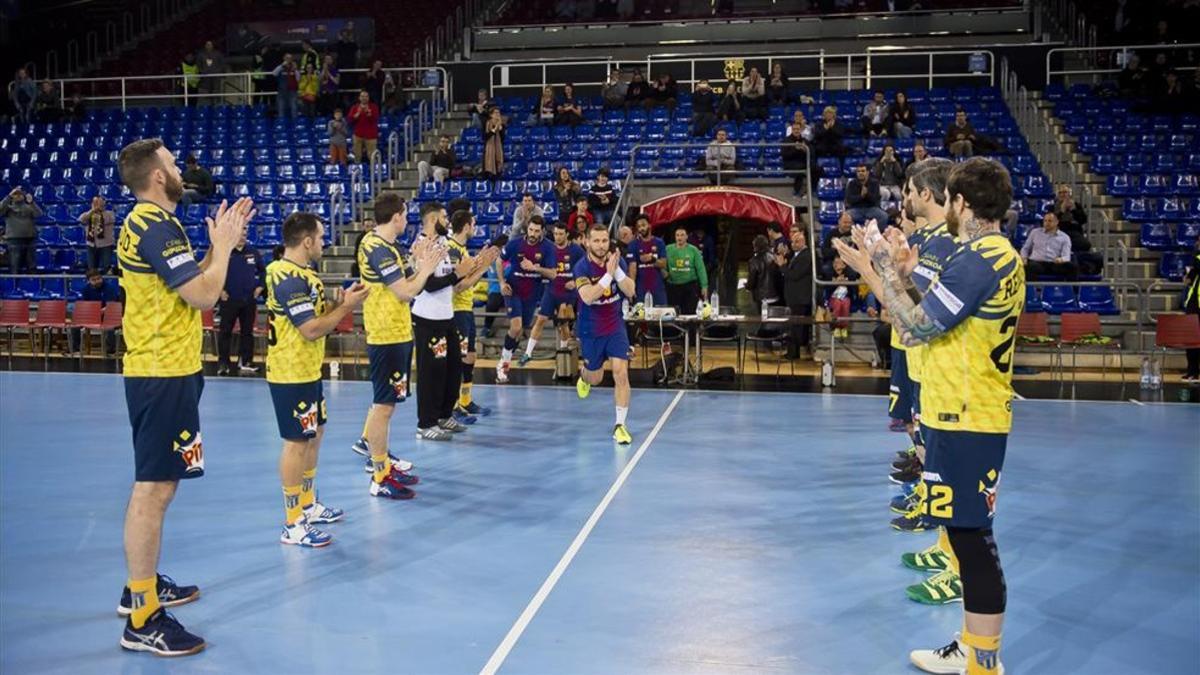 El Bidasoa sí hizo el pasillo al Barça campeón de Liga