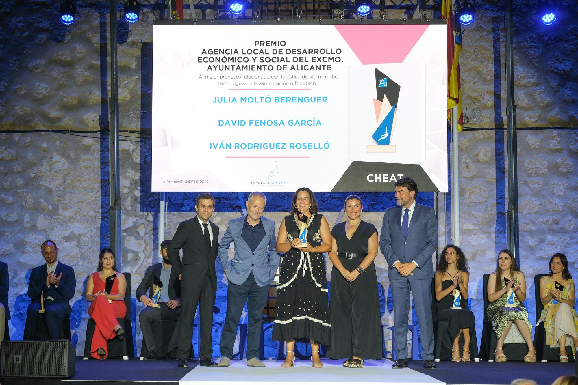 Gala de entrega de premios Fundeun en el Castillo de Santa Bárbara
