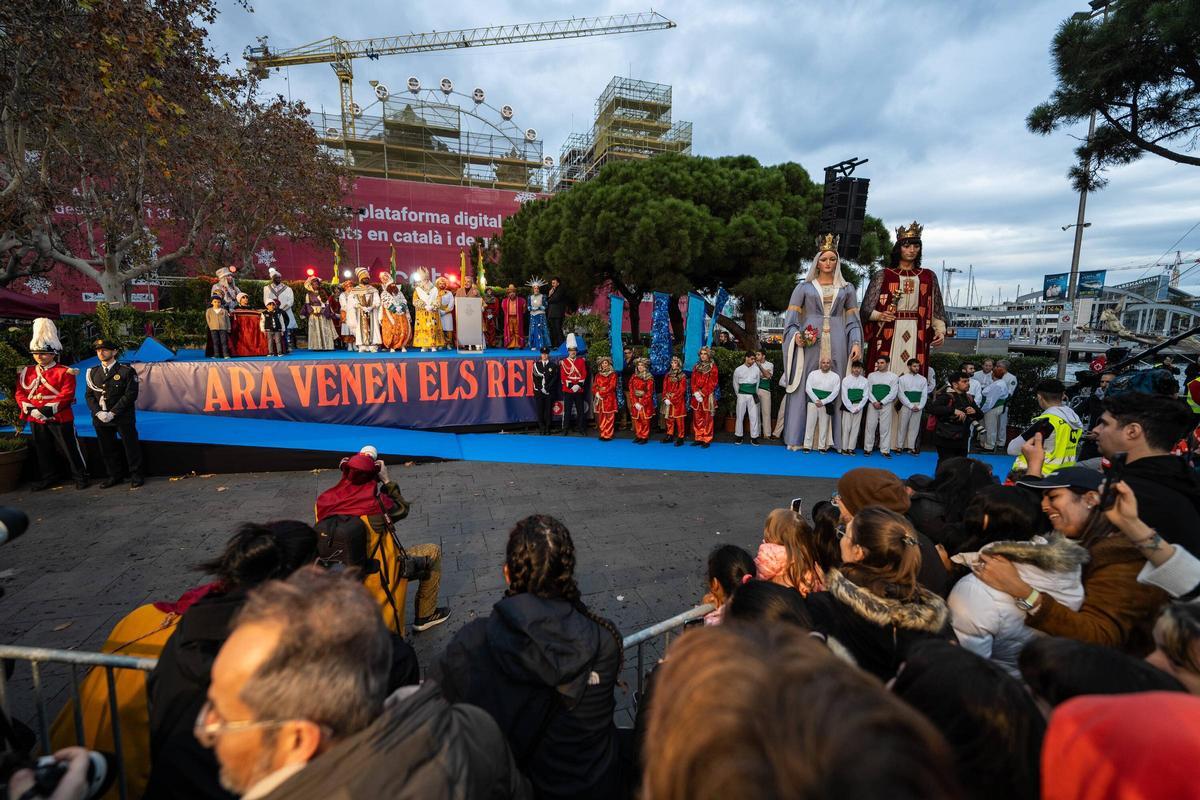 Llegan los Reyes al puerto de Barcelona